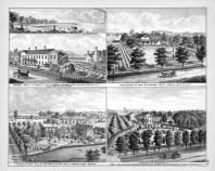 Abram Johnson, John McFarlane, Chestnut Farm, L.H. Pratt, J. Hale, Seneca, Erie County 1880